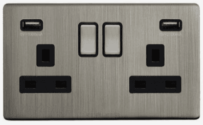 15amp Double USB socket